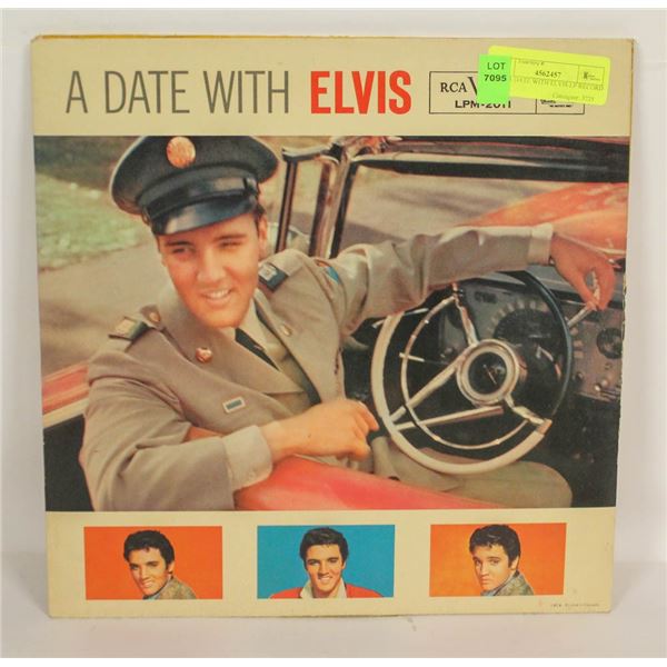 1960 A DATE WITH ELVIS LP RECORD
