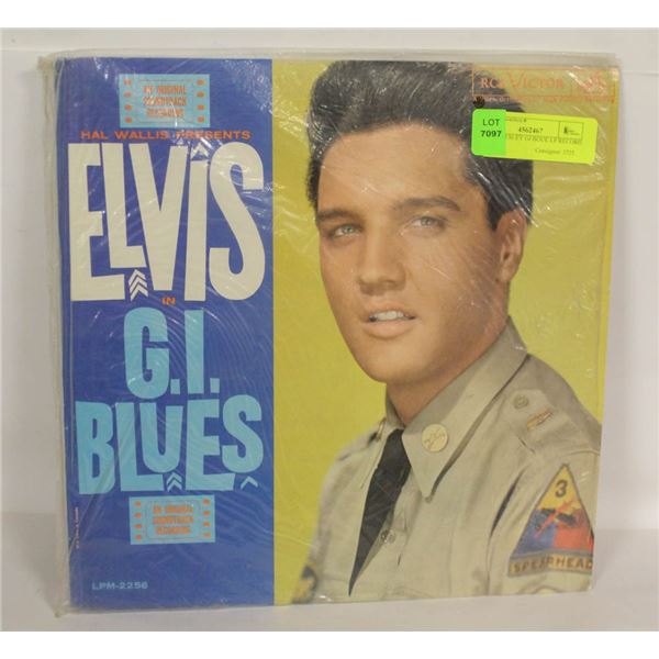 ELVIS PRESLEY GI BOUE LP RECORD