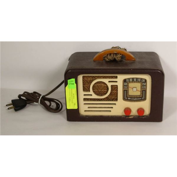 1930S WESTINGHOUSE RADIO CATALIN HANDLE WORKS