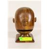 Image 1 : SOLID WOOD CHARLIE BROWN BUST STATUE