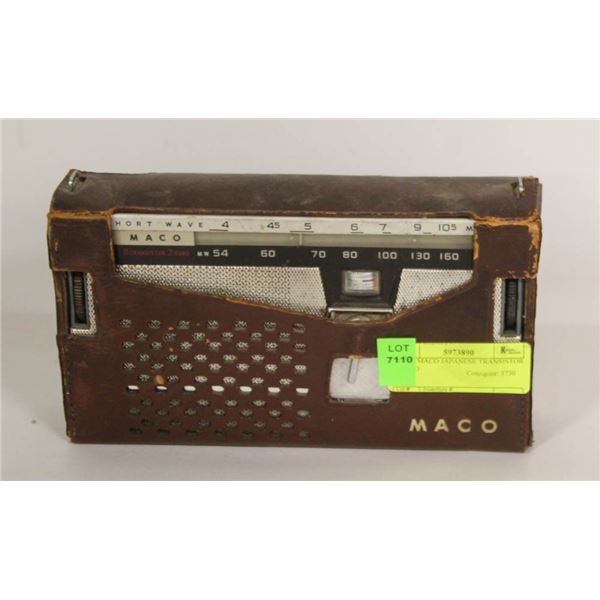 1950S MACO JAPANESE TRANSISTOR RADIO