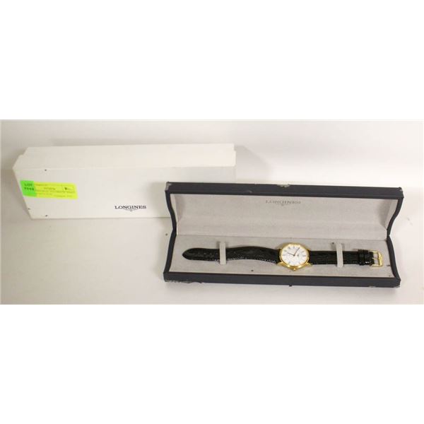 LONGINES MENS AUTOMATIC WRIST WATCH WITH BOX