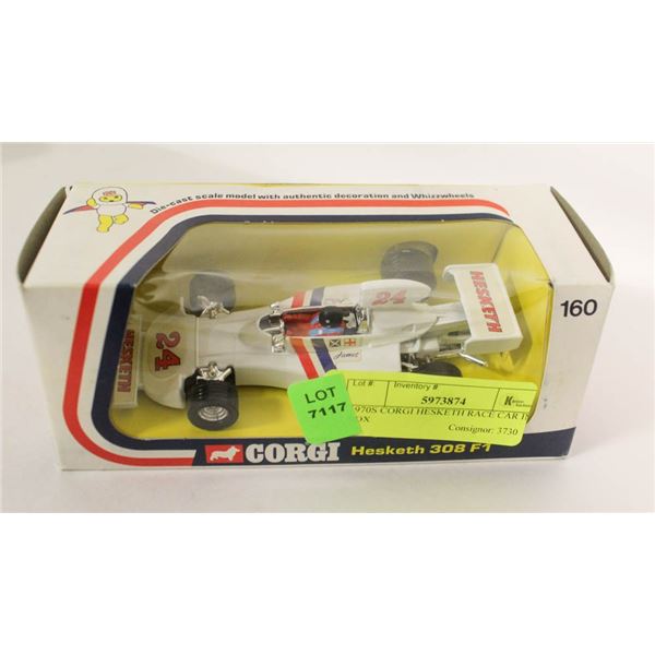 1970S CORGI HESKETH RACE CAR IN BOX