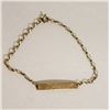 Image 1 : 9KT YELLOW GOLD BRACELET W JULIA NAME