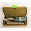 Image 1 : ANTIQUE GILLETTE SAFETY RAZOR W CASE