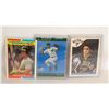Image 1 : LOT 3 VINTAGE SPORTS STAR CARDS