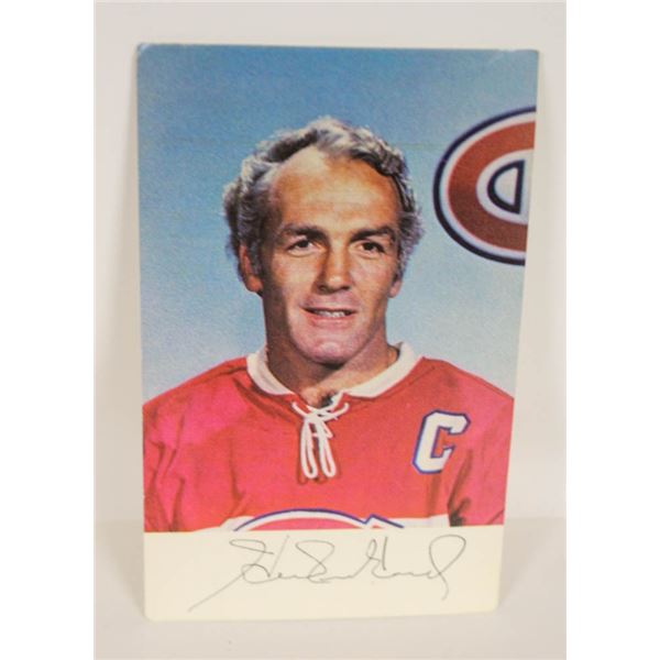 HENRI RICHARD AUTOGRAPHED PHOTO