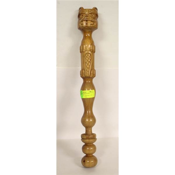 OFFICIAL BOYSCOUTS HAND CARVED TOTEM