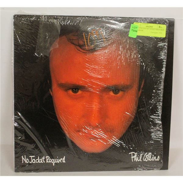 PHIL COLLINS NO JACKET REQUIRED LP SHRINK