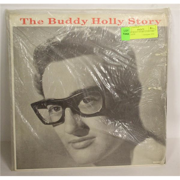 BUDDY HOLLY STORY LP RECORD IN PLASTIC