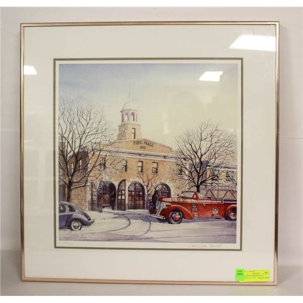 SIGNED/NUMBERED JOHN CAMPBELL PRINT - STRATHCONA