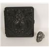 Image 1 : SKULL RING AND SKULL CIGARETTE CASE