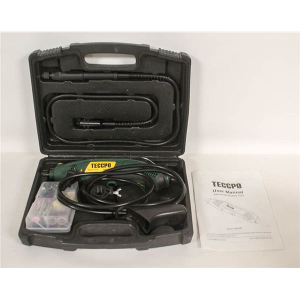 TECPO ROTARY TOOL WITH CASE & ACCES