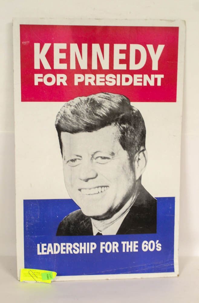thumbnail image 2 of 1960 JFK Kennedy US Presidential Election Campaign Poster - A3 Print 2 of 5
