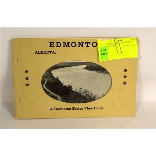ANTIQUE EDMONTON ALBERTA PICTURE BOOK