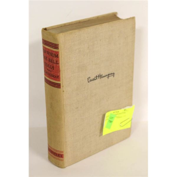 1ST EDITION HEMMINGWAY FOR WHOM THE BELL TOLLS