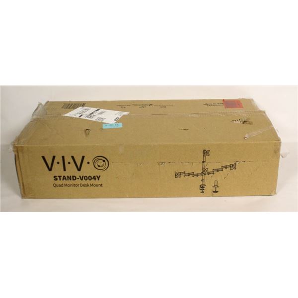 QUAD MONITOR DESK MOUNT GAMING STAND IN BOX