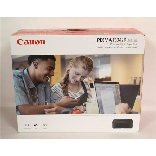 CANNON PIXMA TS3420 PRINTER W BOX USED