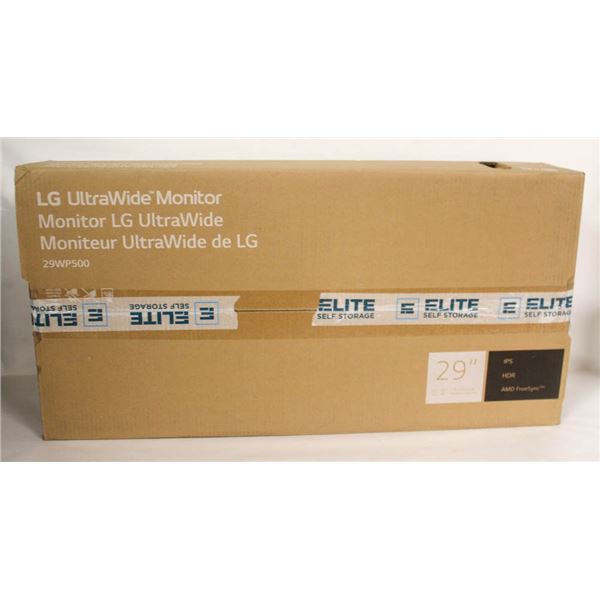 LG 29 INCH ULTRA WIDE MONITOR W BOX
