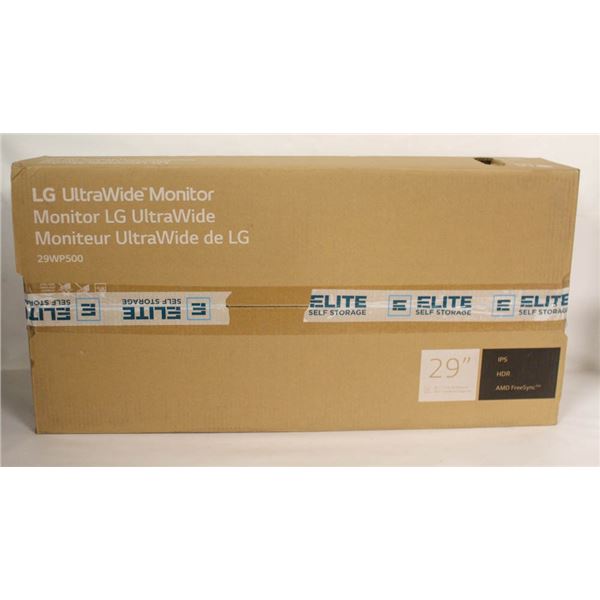 LG 29 INCH ULTRA WIDE MONITOR W BOX