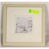 Image 1 : WINNIE THE POOH DRAWING ART FRAMED