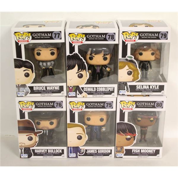 RARE FUNKO POP DC GOTHAM FIGS