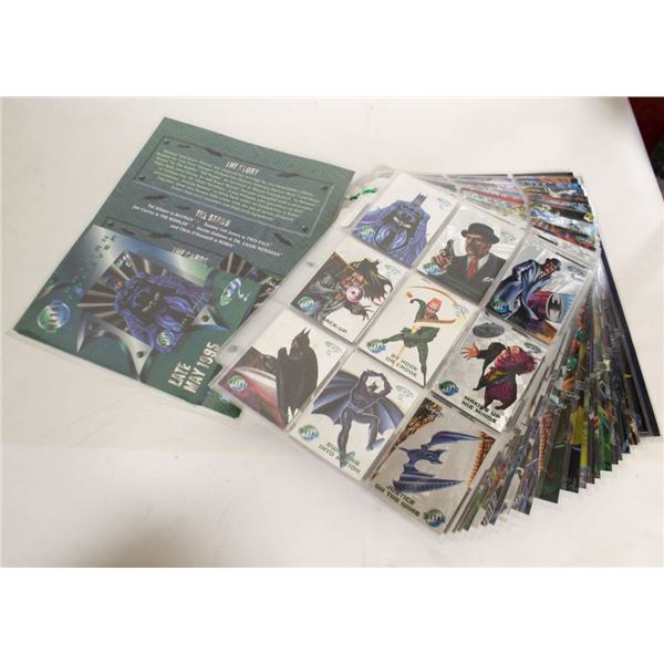 1995 BATMAN INSERT METAL CARD SET RARE