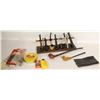 Image 1 : ASSTD ANTIQUE SMOKING PIPES W STAND ETC