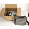 Image 1 : BOX ASSORTED CAMERA GEAR CAMERAS ETC