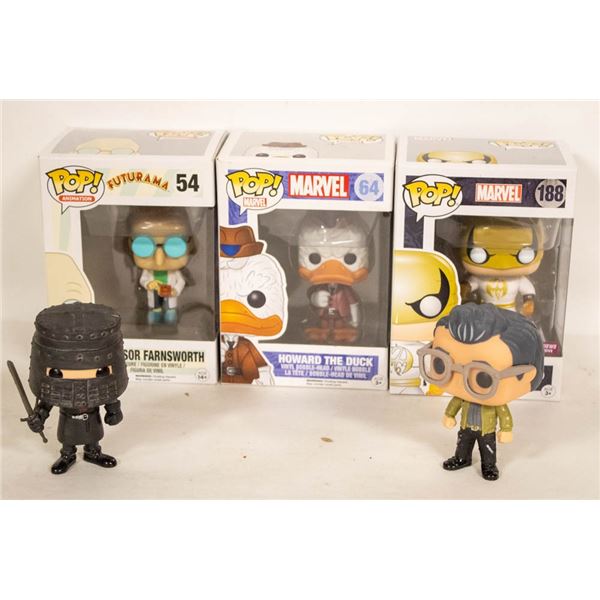 LOT 5 FUNKO POP FIGURES