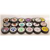 Image 1 : EARLY 1980'S HOCKEY PUCKS LOT