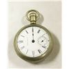 Image 1 : ANTIQUE NICKEL SILVER CASE POCKET WATCH AS IS