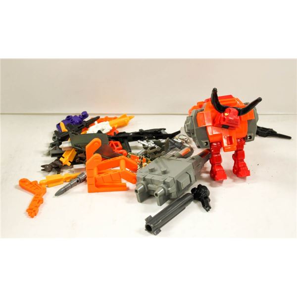 LOT 1980S TRANSFORMER PARTS AND TOY