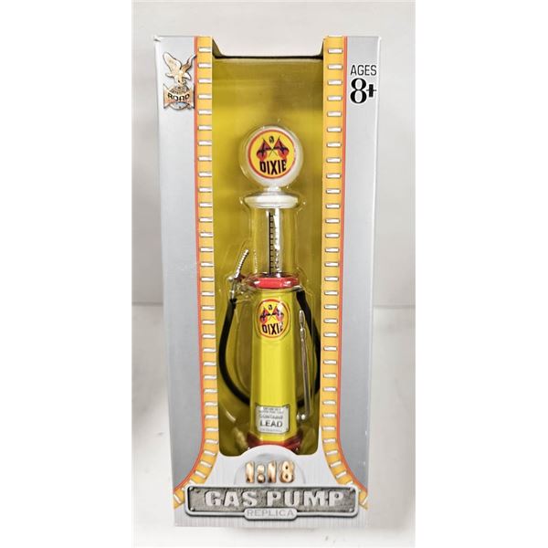 NIB YET MING 1:18 SCALE GAS PUMP ; DIXIE GASOLINE
