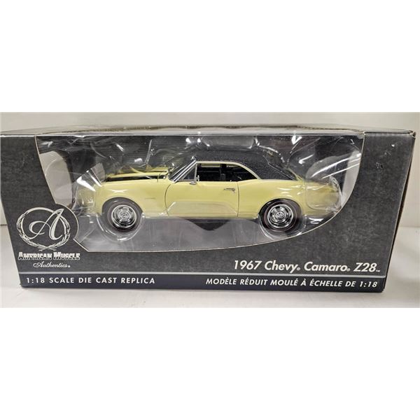 NIB ERTL 1:18 SCALE DIE CAST 1967 CHEVY CAMARO Z28