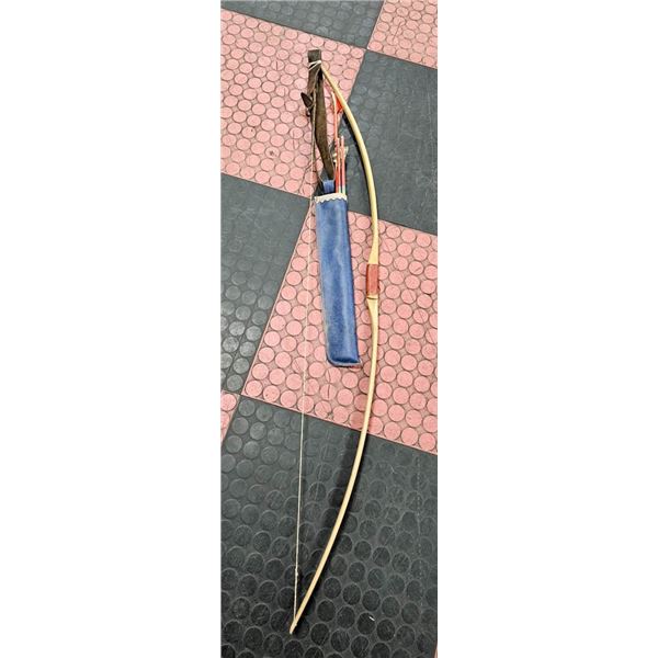 1950'S CNDN MADE VINTAGE BOW & ARROW TOY SET W/