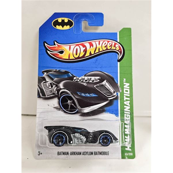 NIB HOTWHEELS; BATMAN ARKHAM ASYLUM BATMOBILE-