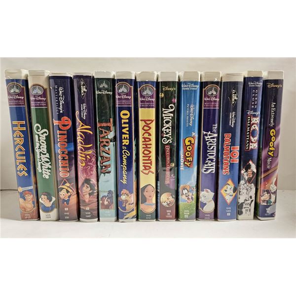 LOT OF 13-DISNEY VHS COLLECTION; HERCULES/