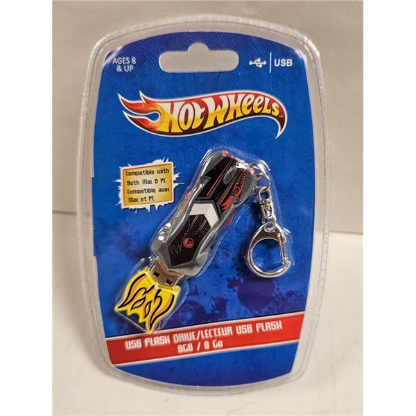 NIB HOTWHEELS 8GB USB FLASH DRIVE