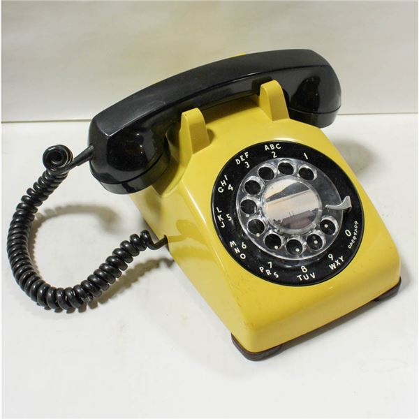 VINTAGE BUMBLEBEE ROTARY PHONE