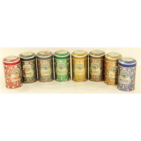 VINTAGE SPICE TIN COLLECTION