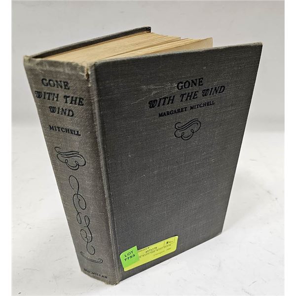 1938 GONE WITH THE WIND NOVEL BY MARGARET