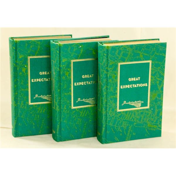 LOT OF 3 CHARLES DICKENS BOOKS - GREAT EXPECTATION