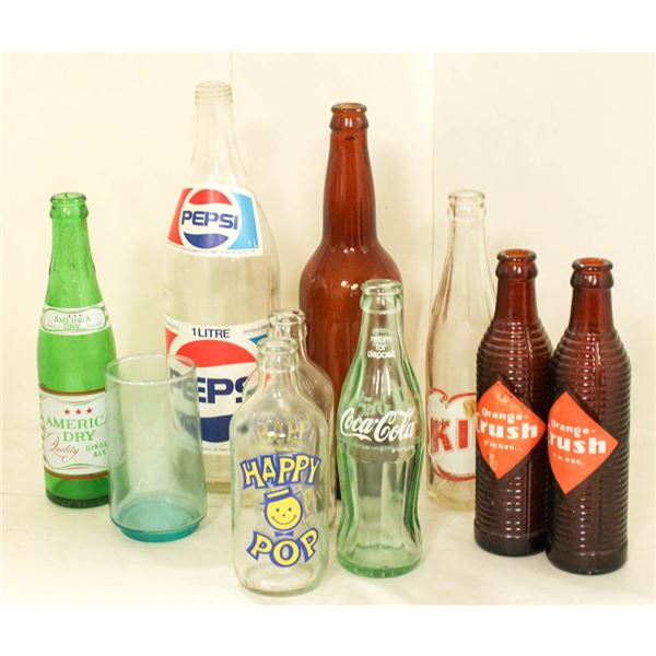 ANTIQUE POP BOTTLE COLLECTION