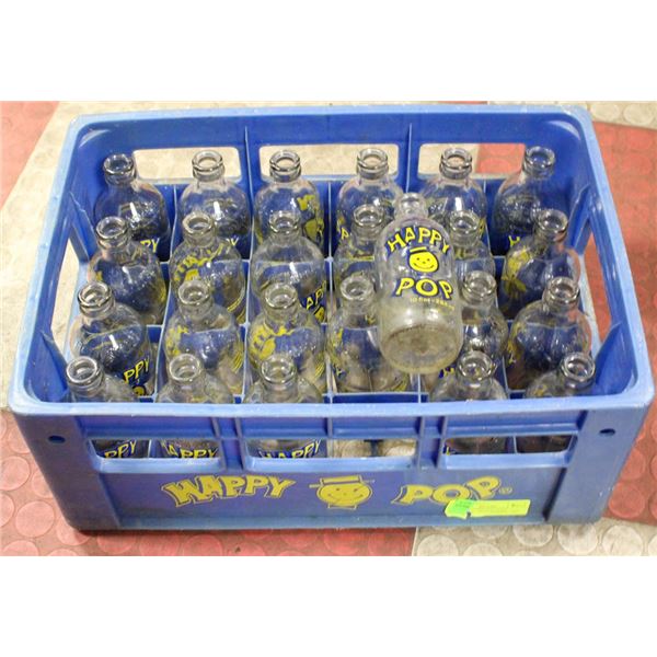 FLAT OF "HAPPY POP" SODA BOTTLES IN ORIGINAL