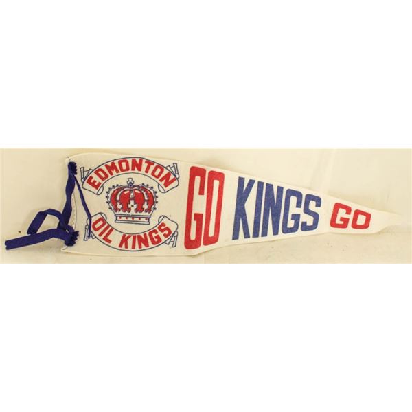 1950'S EDMONTON OIL KINGS BANNER