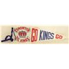 Image 1 : 1950'S EDMONTON OIL KINGS BANNER