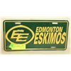 Image 1 : EDMONTON ESKIMOS LICENSE PLATE