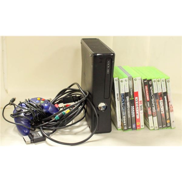VINTAGE XBOX LOT WITH CONSOLE, CONTROLLER, GAMES