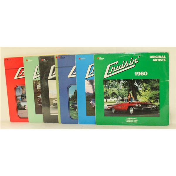 LOT OF VINYL "CRUISIN" RECORDS FROM THE 50'S AND